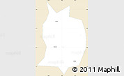 Classic Style Simple Map of Kab. Semarang, single color outside