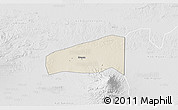 Shaded Relief 3D Map of Kab. Sragen, lighten, desaturated
