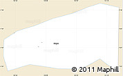 Classic Style Simple Map of Kab. Sragen, single color outside