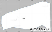 Gray Simple Map of Kab. Sragen, single color outside