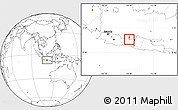 Blank Location Map of Kodya. Pekalongan