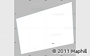 Gray Simple Map of Kodya. Surakarta, single color outside