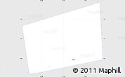 Silver Style Simple Map of Kodya. Surakarta, single color outside
