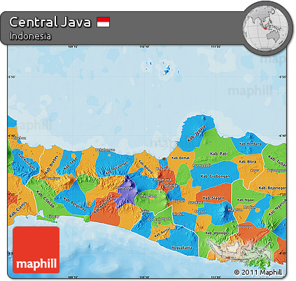 Political Map of Central Java