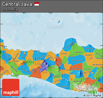 Political Map of Central Java
