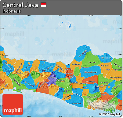 Political Map of Central Java