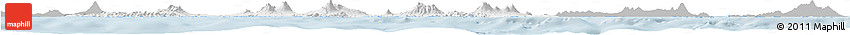 Gray Horizon Map of East Java, single color outside