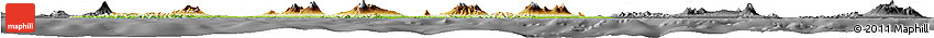 Physical Horizon Map of East Java, darken, desaturated