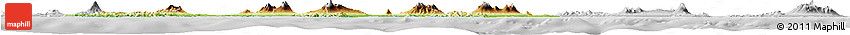 Physical Horizon Map of East Java, lighten, desaturated