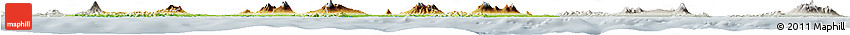 Physical Horizon Map of East Java, lighten, semi-desaturated