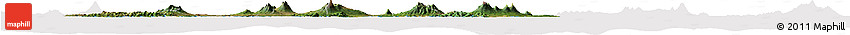 Satellite Horizon Map of East Java, cropped outside