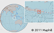 Gray Location Map of Kab. Blitar, hill shading