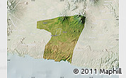 Satellite Map of Kab. Blitar, lighten