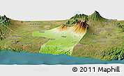 Physical Panoramic Map of Kab. Blitar, satellite outside