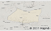 Shaded Relief 3D Map of Kab. Bojonegoro, semi-desaturated