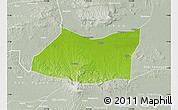 Physical Map of Kab. Bojonegoro, lighten, semi-desaturated