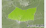 Physical Map of Kab. Bojonegoro, semi-desaturated