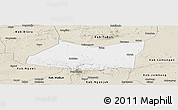 Classic Style Panoramic Map of Kab. Bojonegoro