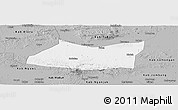 Gray Panoramic Map of Kab. Bojonegoro