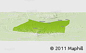 Physical Panoramic Map of Kab. Bojonegoro, lighten