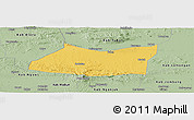 Savanna Style Panoramic Map of Kab. Bojonegoro