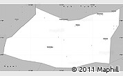 Gray Simple Map of Kab. Bojonegoro