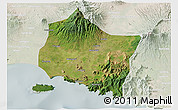Satellite 3D Map of Kab. Jember, lighten
