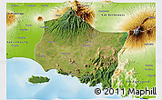 Satellite 3D Map of Kab. Jember, physical outside