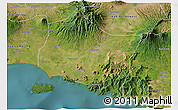 Satellite 3D Map of Kab. Jember