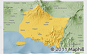 Savanna Style 3D Map of Kab. Jember