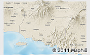 Shaded Relief 3D Map of Kab. Jember