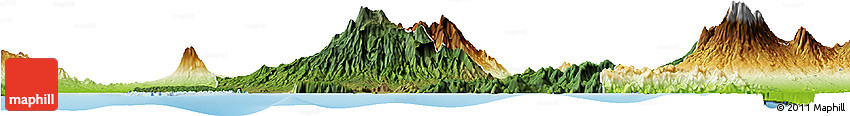 Satellite Horizon Map of Kab. Jember, physical outside