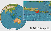 Satellite Location Map of Kab. Jember