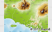 Physical Map of Kab. Jember