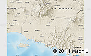 Shaded Relief Map of Kab. Jember