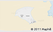 Classic Style 3D Map of Kab. Jombang, single color outside