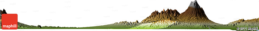 Physical Horizon Map of Kab. Jombang, darken