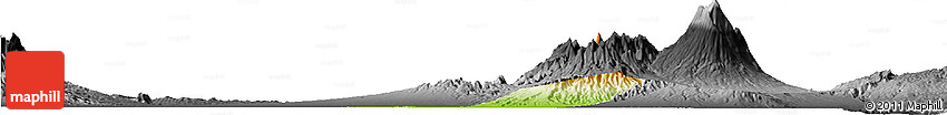 Physical Horizon Map of Kab. Jombang, darken, desaturated