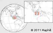 Blank Location Map of Kab. Jombang, highlighted country, highlighted parent region, within the entire country