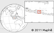 Blank Location Map of Kab. Jombang, highlighted country