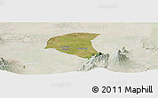Satellite Panoramic Map of Kab. Jombang, lighten