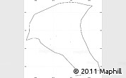 Blank Simple Map of Kab. Jombang, cropped outside, no labels