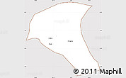 Classic Style Simple Map of Kab. Jombang, cropped outside