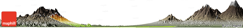 Physical Horizon Map of Kab. Kediri, darken, semi-desaturated