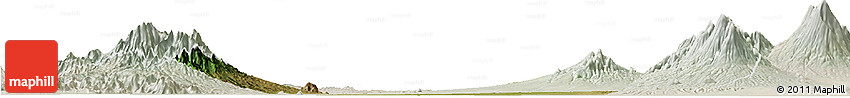 Satellite Horizon Map of Kab. Kediri, lighten
