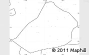 Blank Simple Map of Kab. Kediri, no labels