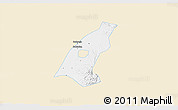Classic Style 3D Map of Kab. Madiun, single color outside