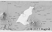Gray 3D Map of Kab. Madiun