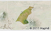 Satellite 3D Map of Kab. Madiun, lighten