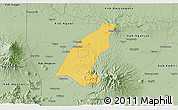 Savanna Style 3D Map of Kab. Madiun